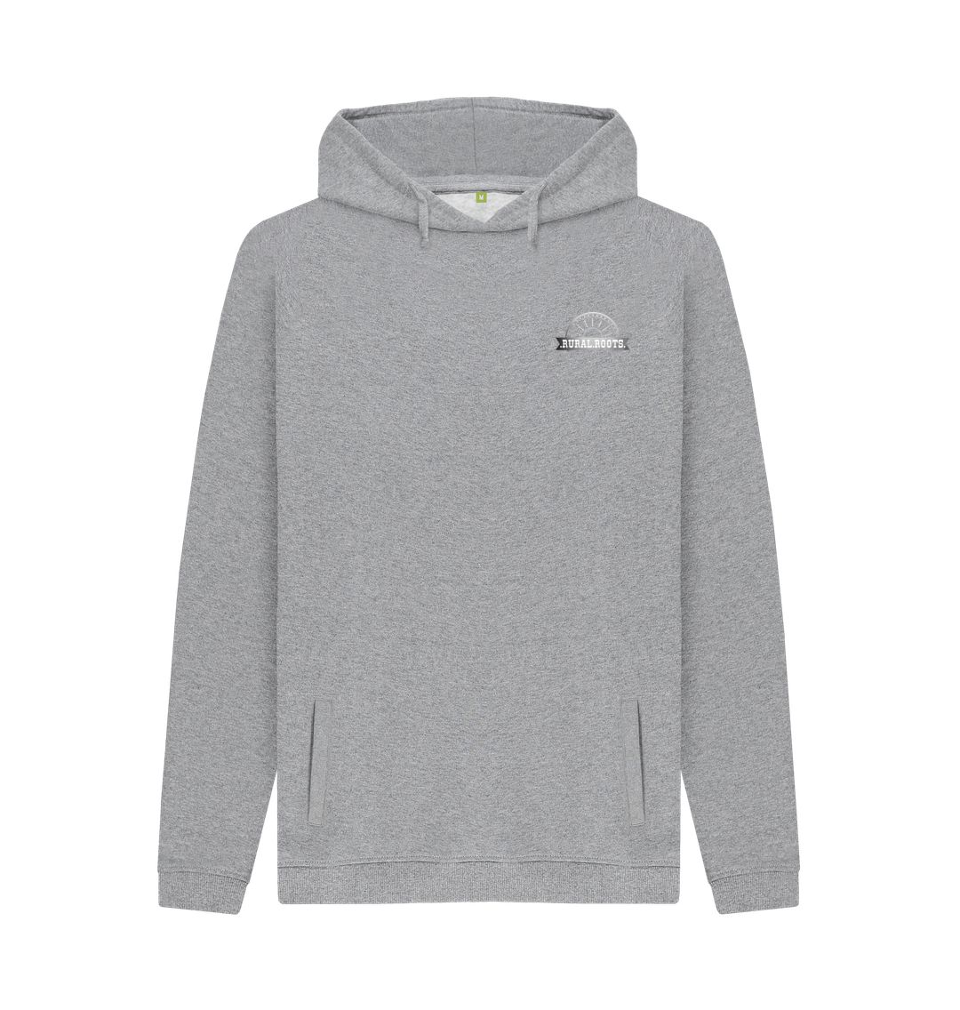 Light Heather Mens Tractor Hoodie